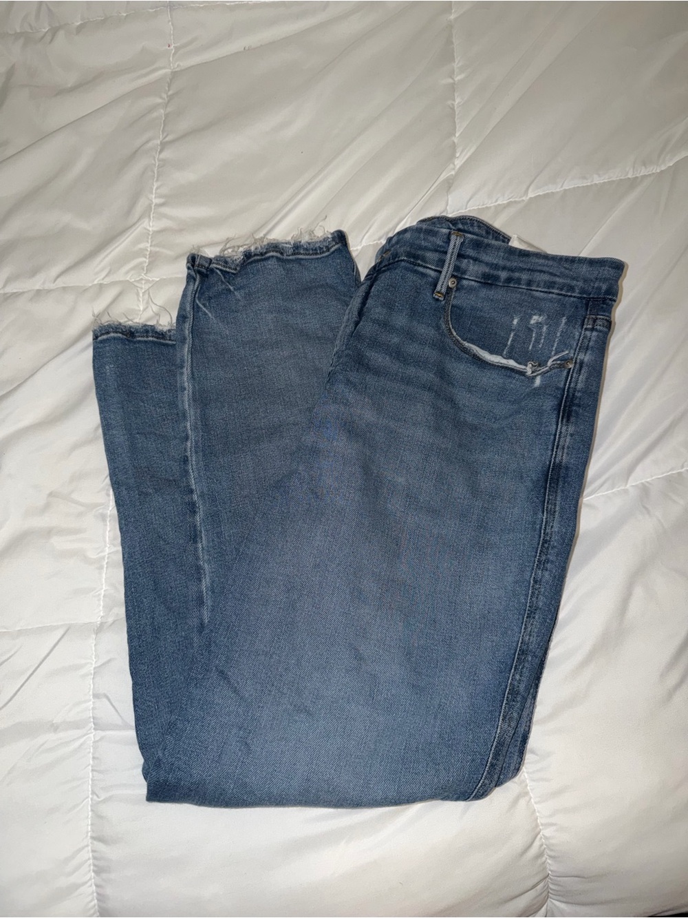 Good American Good Curve Straight Jeans